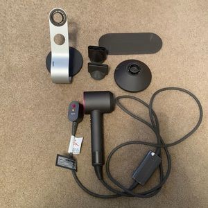 Dyson Hair Dryer Set - Silver and Black